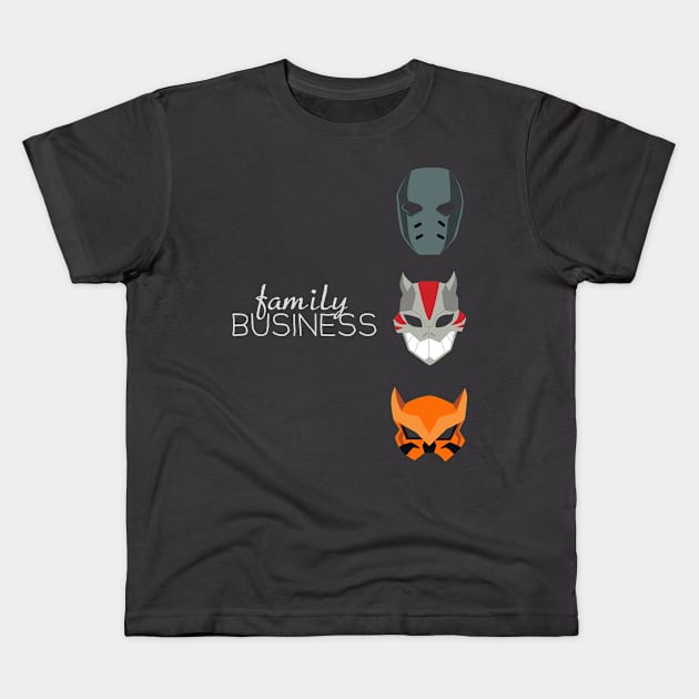 Family Business Kids T-Shirt by xyurimeister